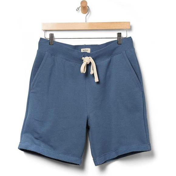 NWT Upwest Mens Pull On Short with Pockets Blue L - Picture 3 of 8